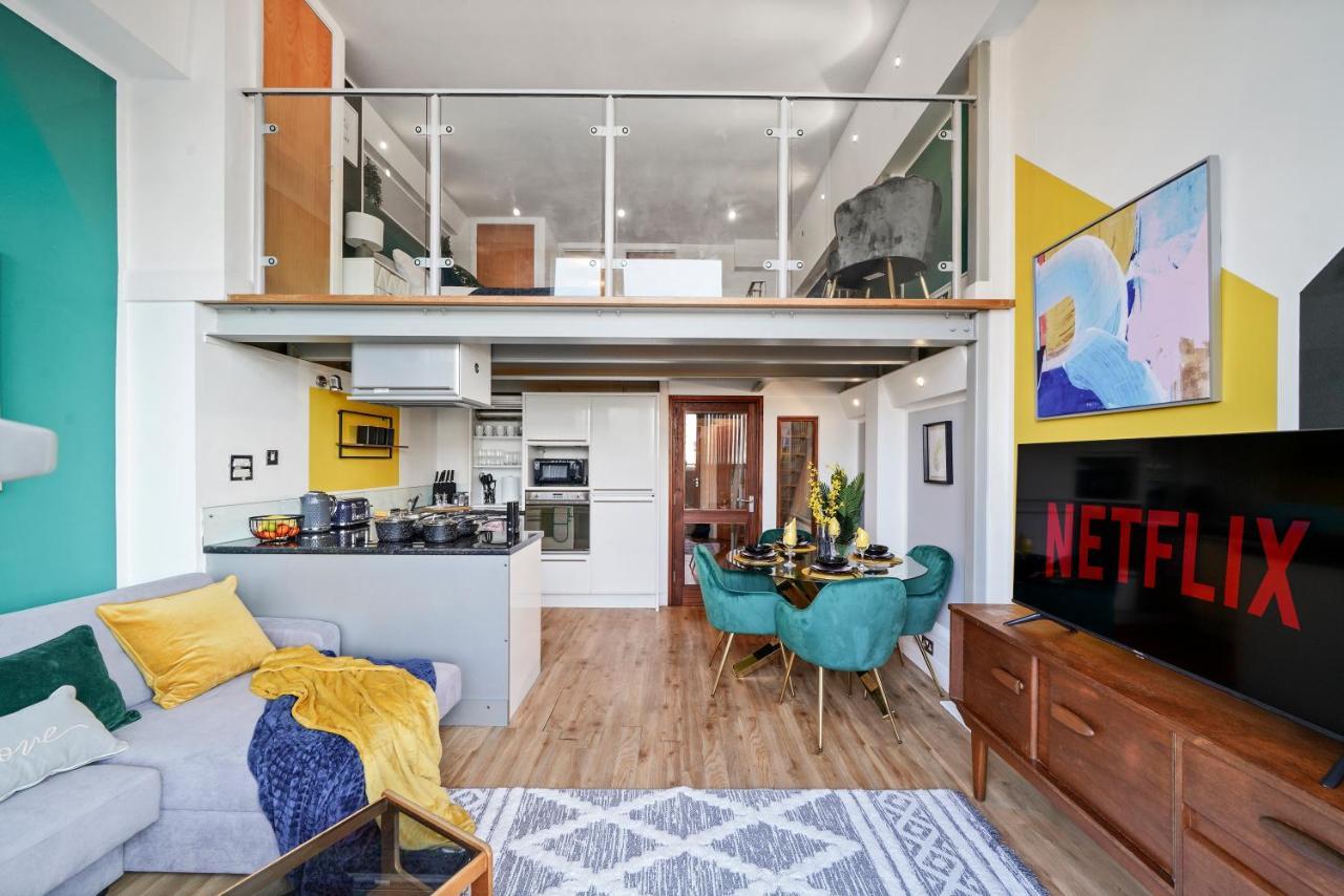 Stunning Duplex Of Central Nottingham - Balcony Bagian luar foto